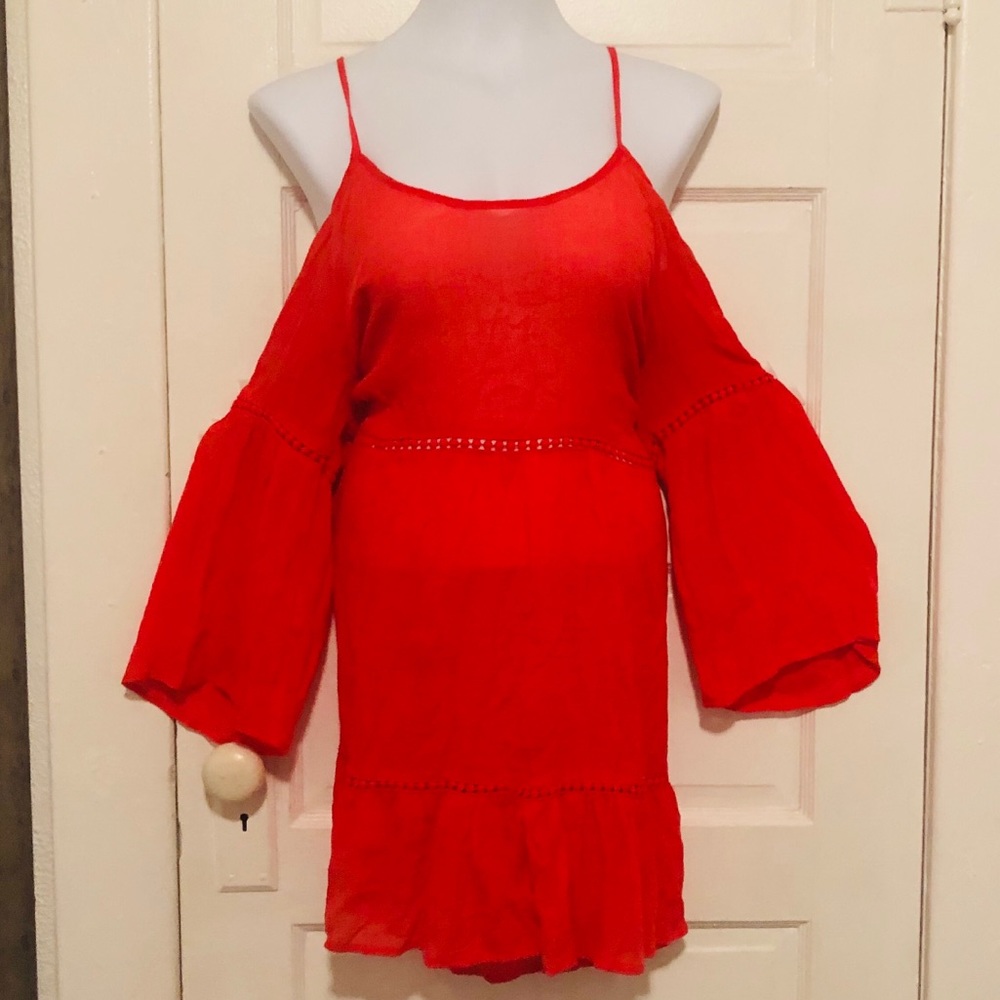 Umgee cold shoulder boho chic dress size 2xl